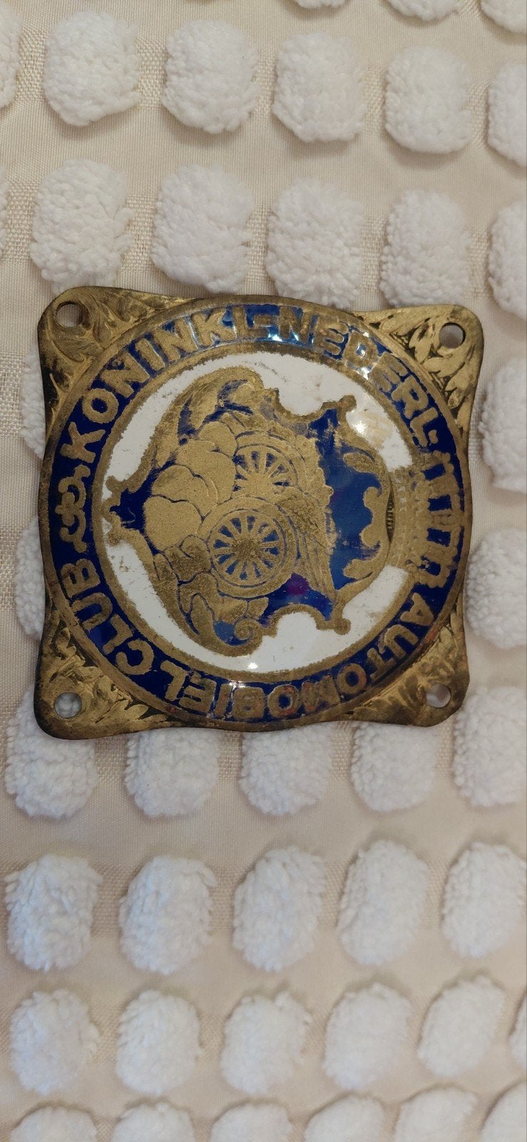 KNAC embleem schildje badge, Ophalen of Verzenden, Auto's