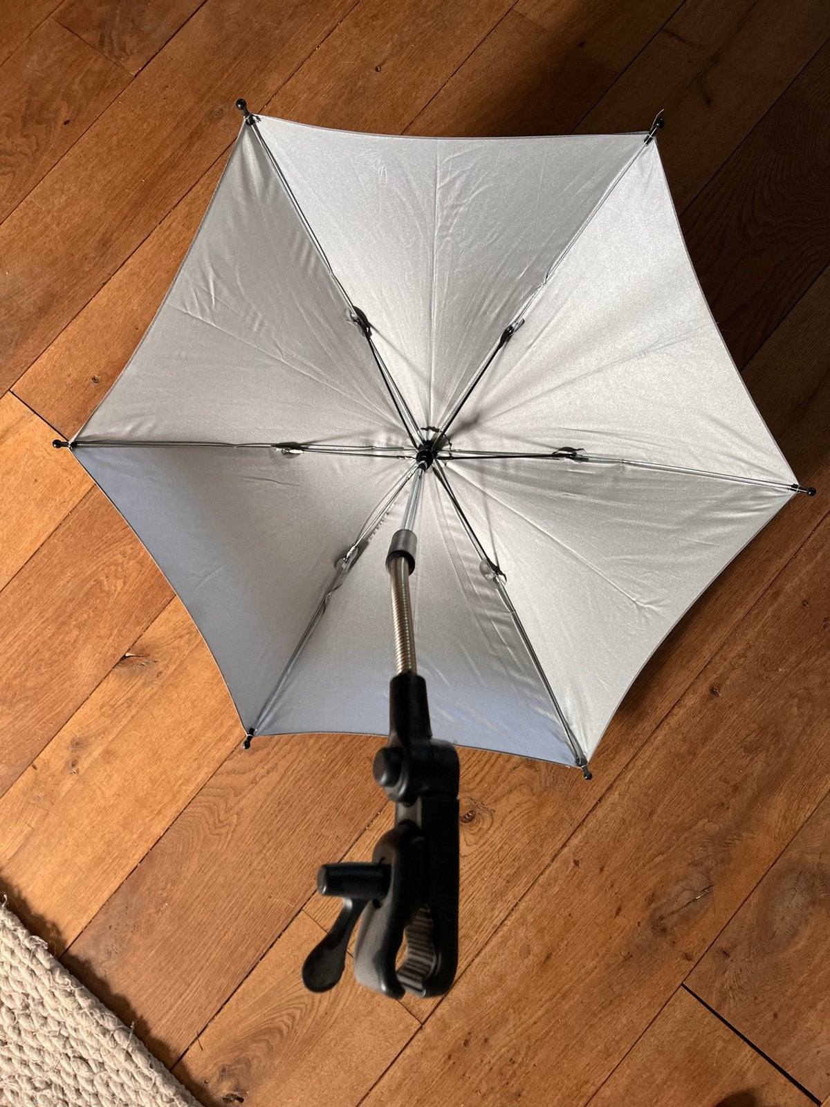 Universele kinderwagen parasol - Grijs 70 cm, Ophalen, Gebruikt, Kinderwagen, Overige merken