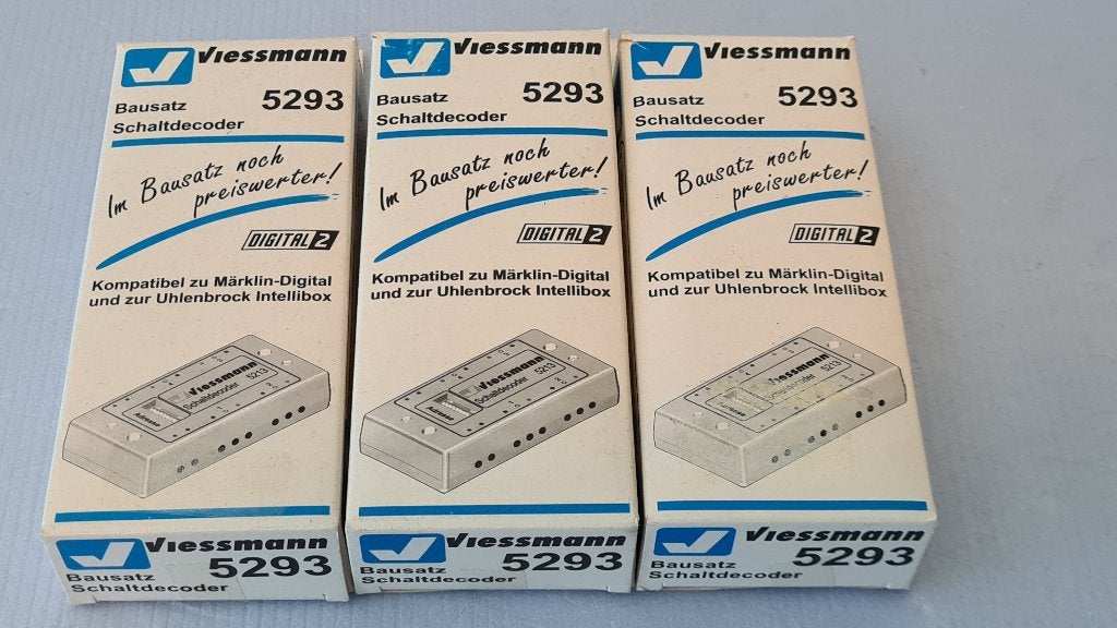3 Stuks Viessmann 5293(=5213) schakeldecoder (bouwpakket), Overige merken, Verzenden, Gelijkstroom of Wisselstroom, Overige typen