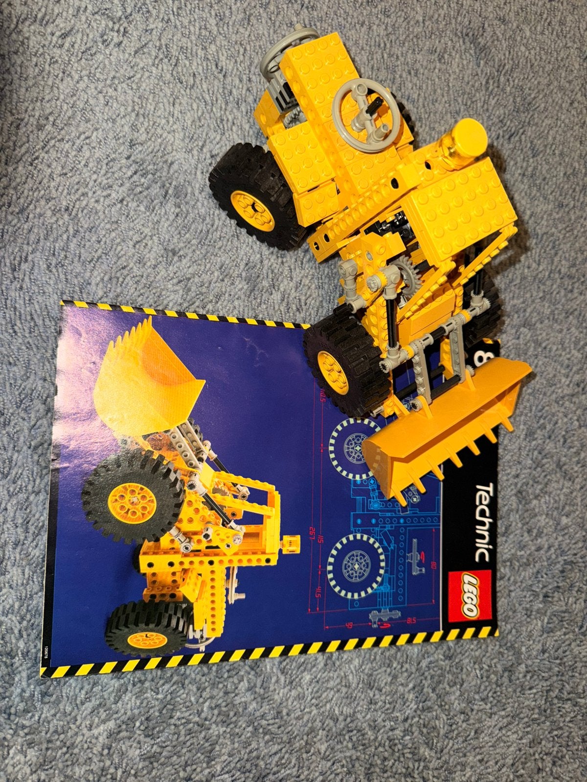 Lego technic 8853 graafmachine, Ophalen of Verzenden, Zo goed als nieuw