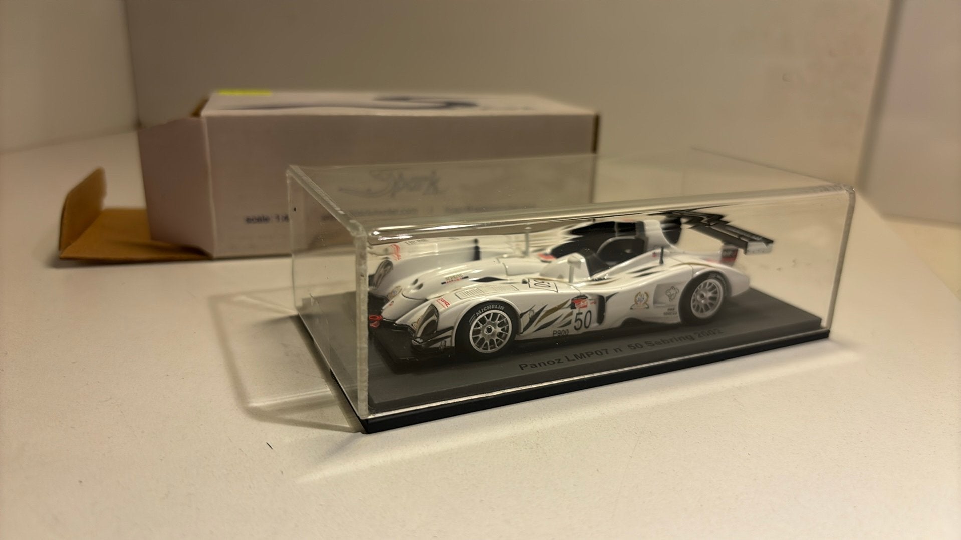 Panoz lmp07 #50 sebring 2002 spark 1.43, Overige merken, Auto, Ophalen of Verzenden, A