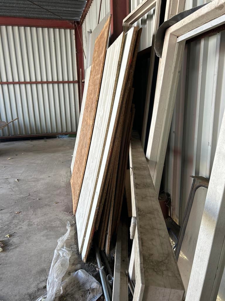 Gratis af te halen: 15 diverse platen, Doe-het-zelf en Verbouw, Platen en Panelen, Ophalen, Gebruikt, Hout