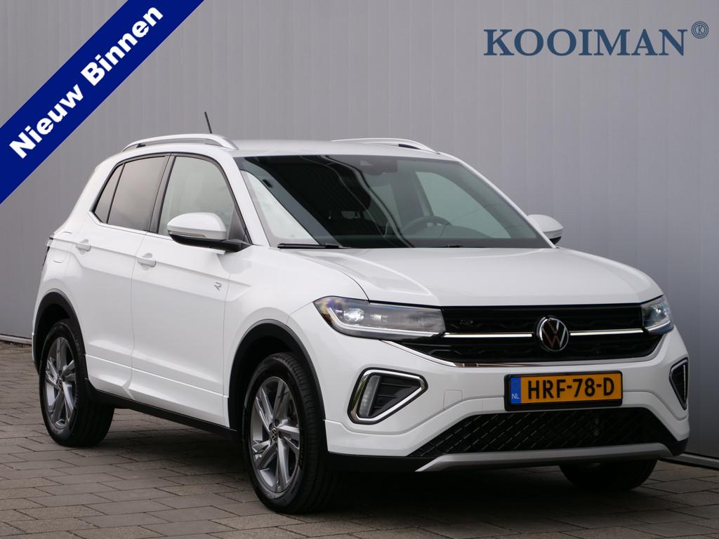 Volkswagen T-Cross 1.0 TSI R-Line 116 Pk Automaat Apple Carp, T-Cross, Gebruikt, LED verlichting, Wit