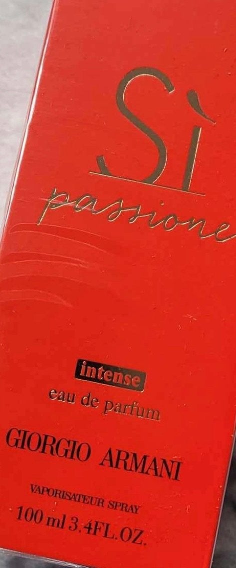 Giorgio Armani Sì Passione Intense Eau de Parfum 100ml, Ophalen of Verzenden, Zo goed als nieuw