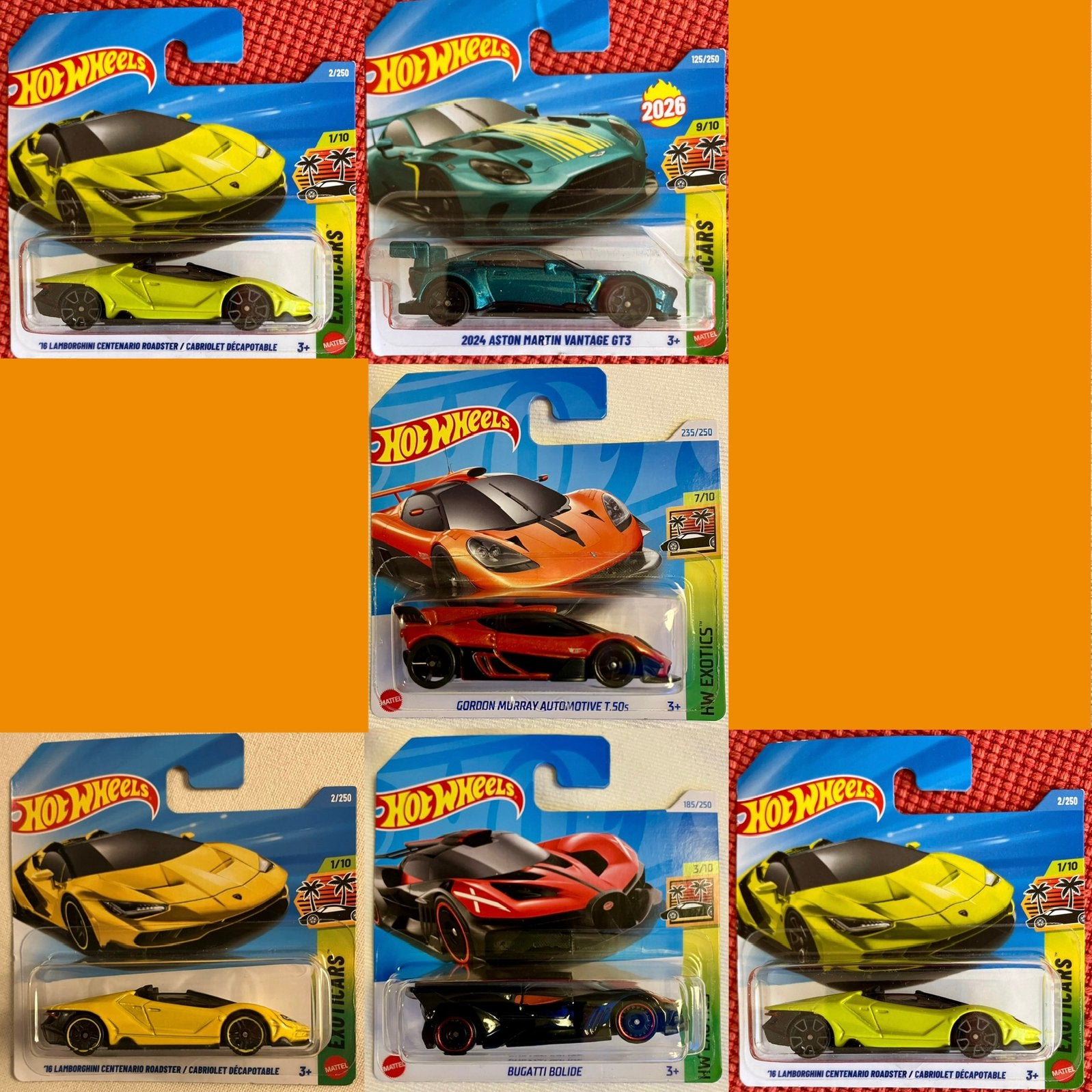 Hot Wheels Exotics diverse modellen per stuk Hotwheels, Ophalen of Verzenden, Nieuw, Auto