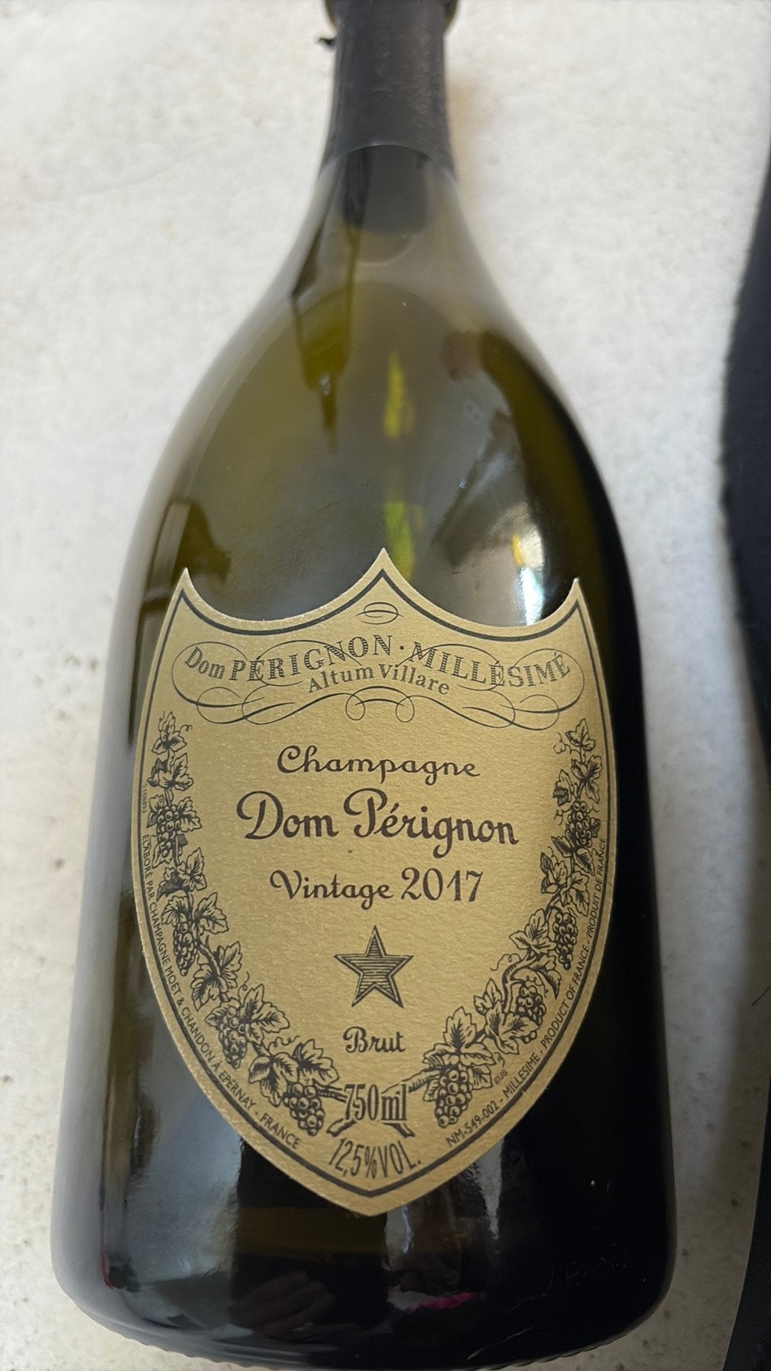 Dom  Pérignon  Champagne Vintage 2017 ( lege fles), Ophalen of Verzenden, Gebruikt, Frankrijk, Champagne