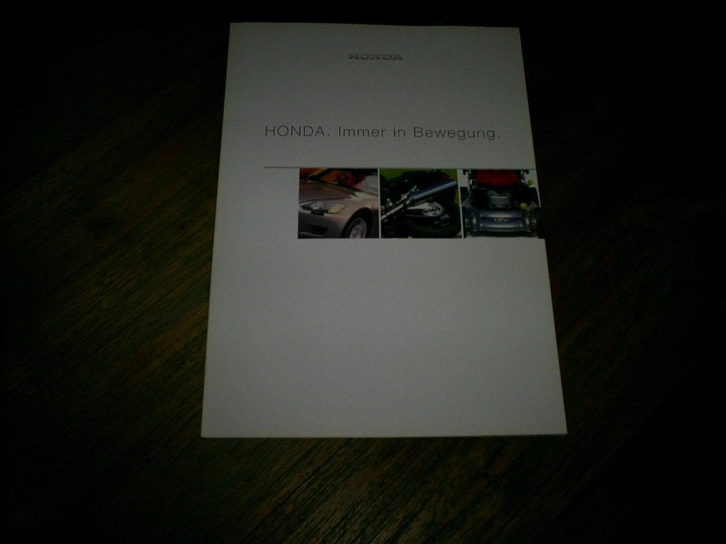 Honda Immer in bewegung o.a. Integra Type R / NSX / CR V, Verzenden, Zo goed als nieuw, Honda