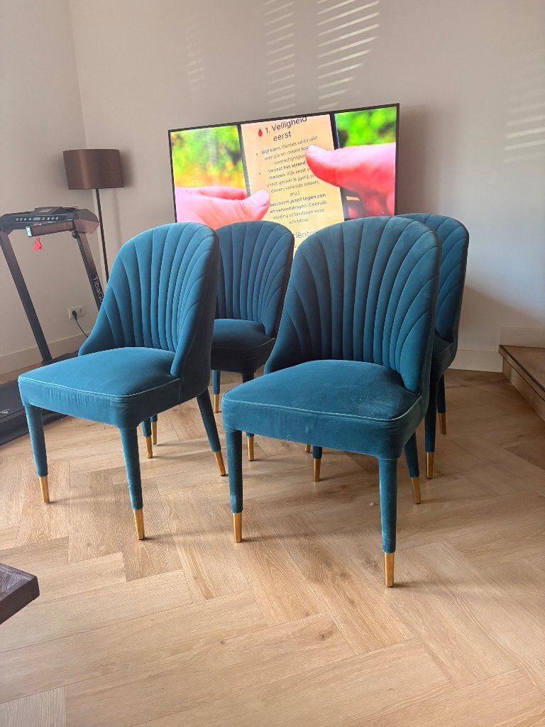 Bold monkey eetkamerstoelen te koop, Ophalen, Gebruikt, Vier