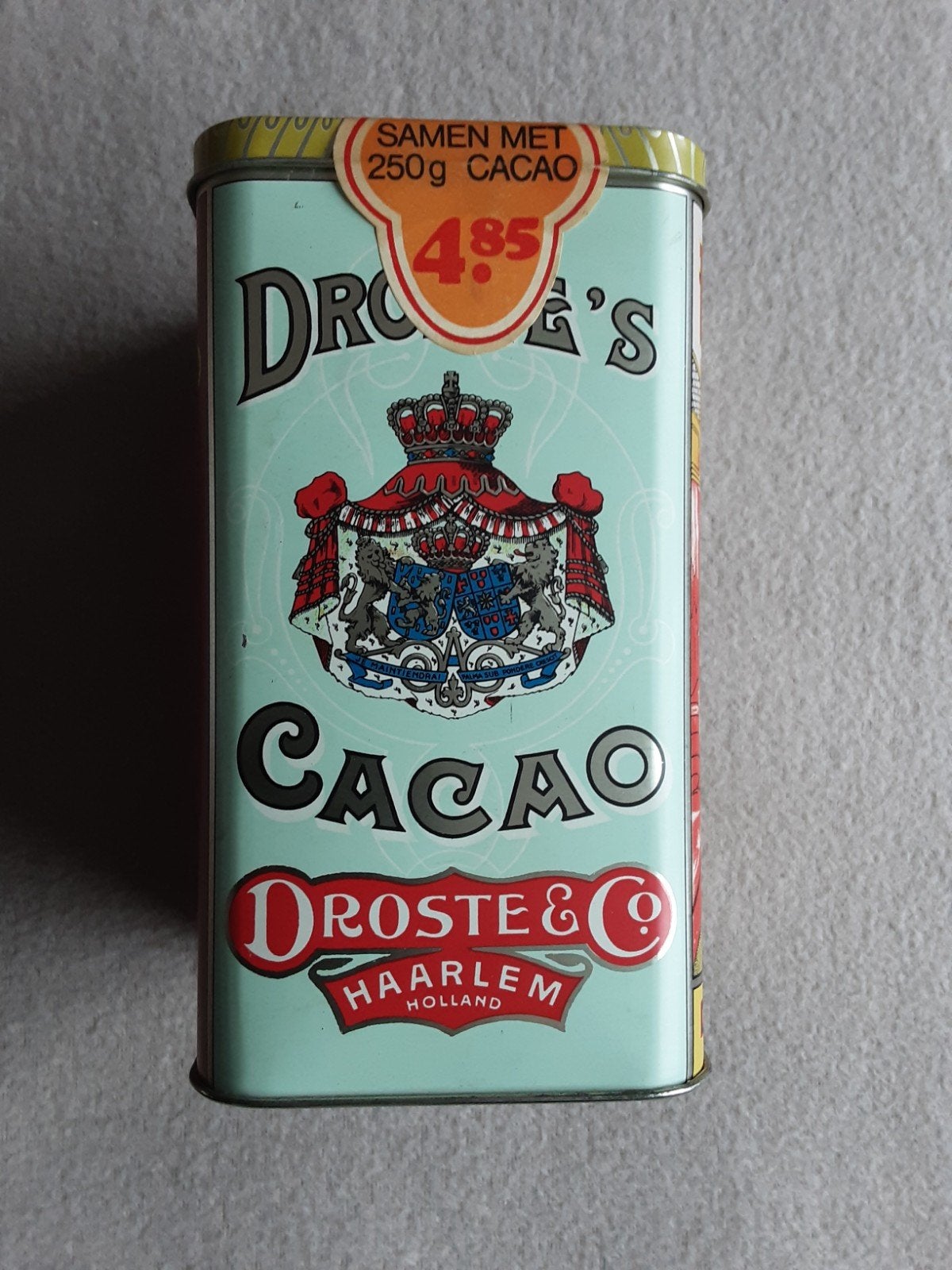 DROSTE CACAO , Nog vol en met hele sluitzegel., Verzamelen, Ophalen of Verzenden, Overige, Droste