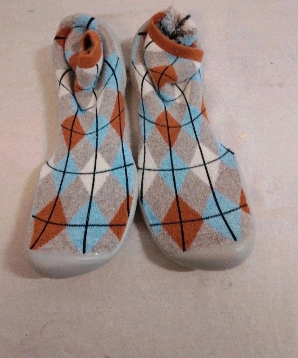 Comfortabele pantoffels met ruitpatroon - Maat 40/41, Collegien, Ophalen of Verzenden, Zo goed als nieuw, Pantoffels of Sloffen