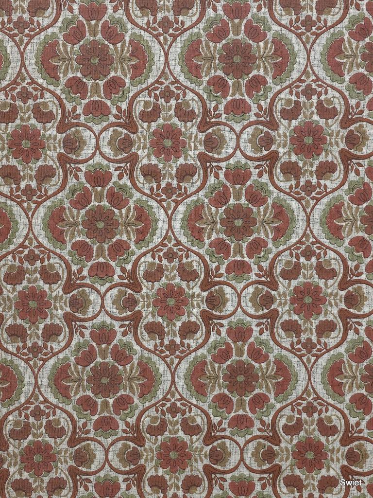 6185 Ossenrood barok bloemenbehang vintage klassieker swiet, Verzenden, Minder dan 10 m², Beige
