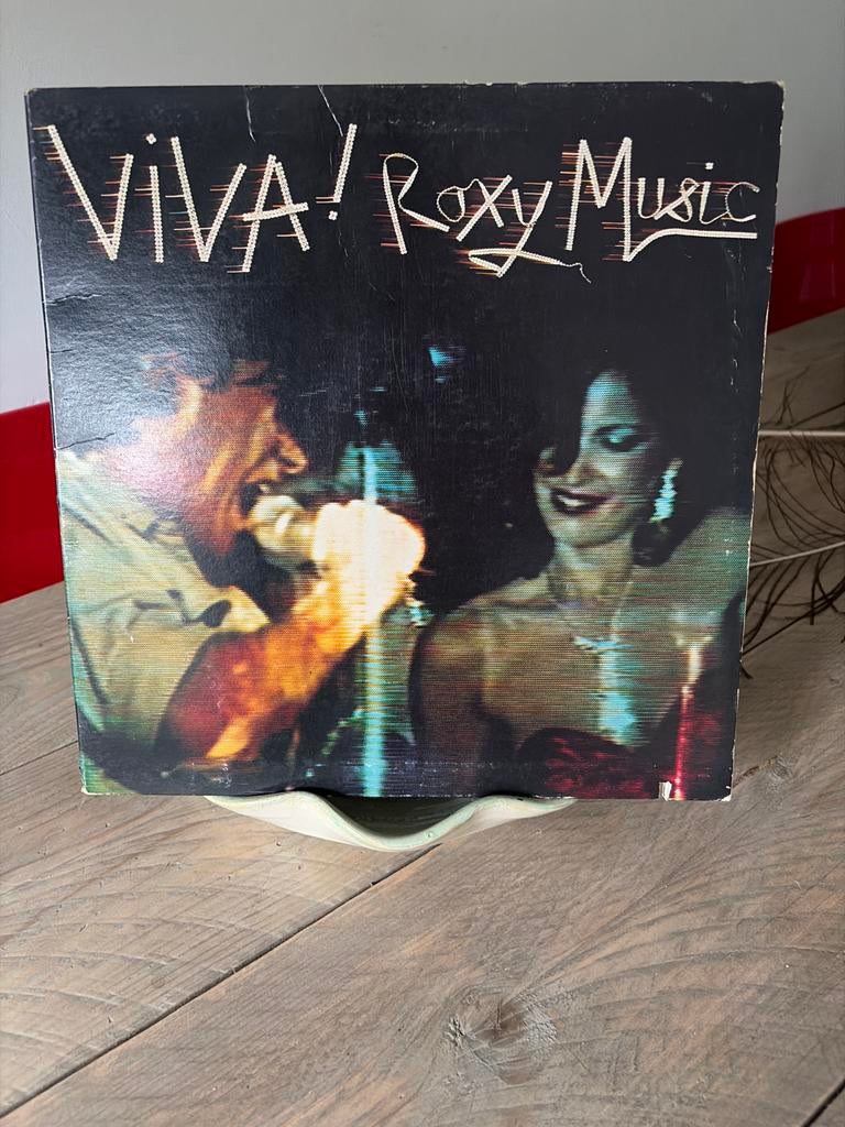 Roxy Music - Viva! The Live Roxy Music Album LP (1976), Ophalen of Verzenden, 1970 - 1979, Gebruikt, 12 inch