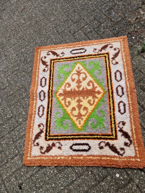 tafelkleed vintage wol, Ophalen of Verzenden, 'T Olde Gre-j, Info@toldegrej.nl, Endepoelstraat 20f Didam