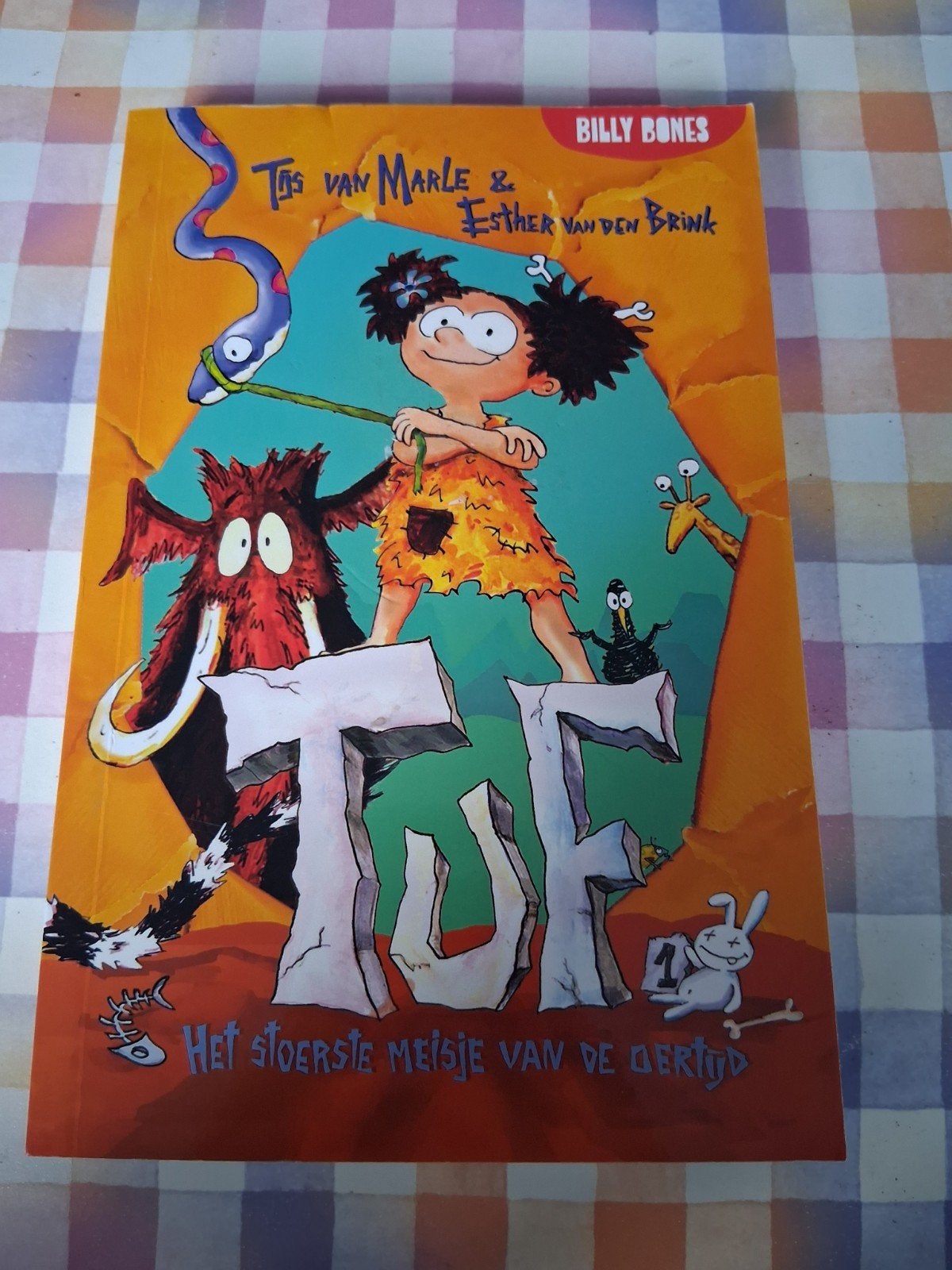 boek tuf het stoerste meisje van de oertijd deel 1, Boeken, Ophalen of Verzenden, Gelezen, Fictie algemeen