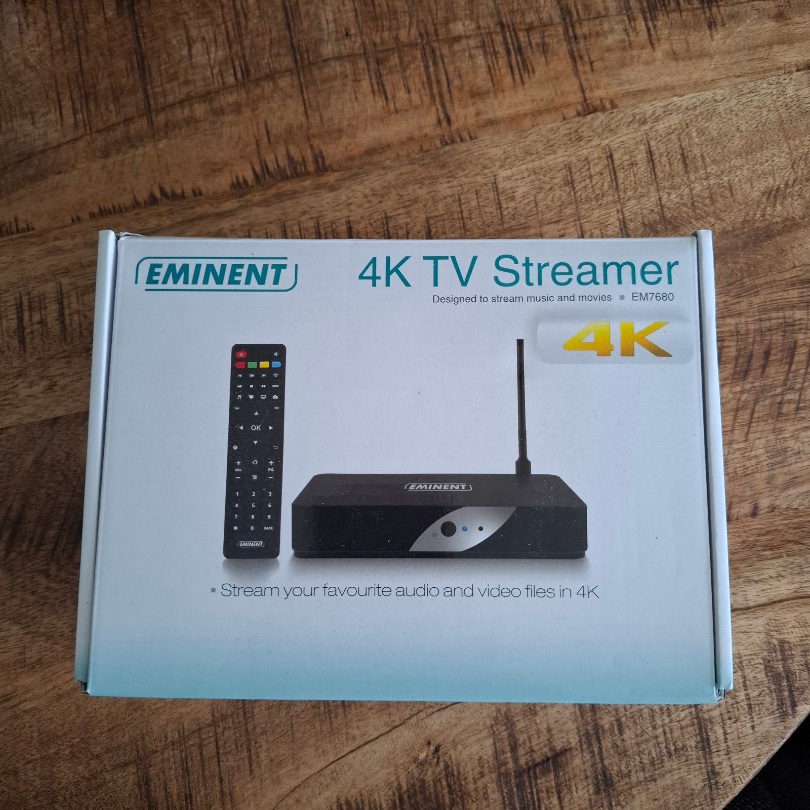 Eminent EM7680 4K TV Streamer - Nieuw in doos, Ophalen of Verzenden, Nieuw, HDMI, Zonder harde schijf