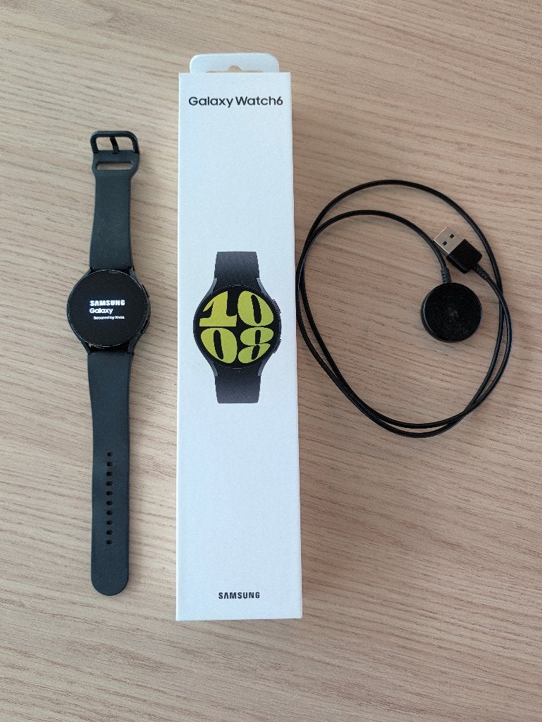 galaxy watch6 graphite 44mm lte, Gebruikt, Zwart, Ophalen of Verzenden, Waterdicht