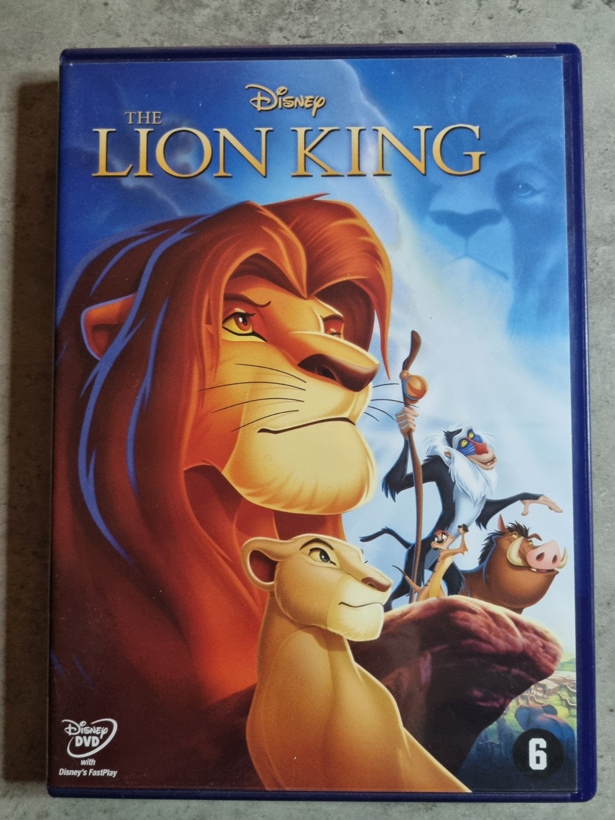 Orig,Disney,THE LION KING DVD,Ned/Engels,Inwst!, Animatie, Alle leeftijden, Nederlands, Inclusief doosje