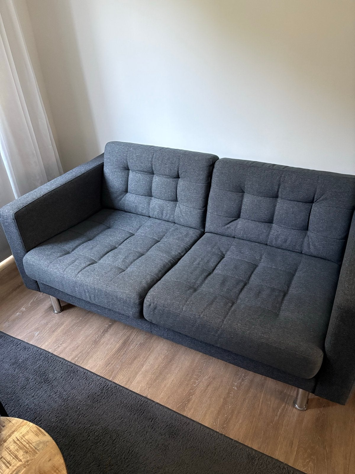 IKEA LANDSKRONA 2-zitsbank, Gunnared donkergrijs, Ophalen, 150 tot 200 cm, Tweepersoons, 75 tot 100 cm