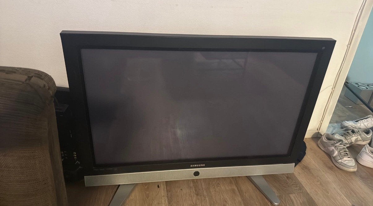 samsung tv oud model 55 inch, Ophalen, Zo goed als nieuw, Vrijstaande haard, Overige soorten