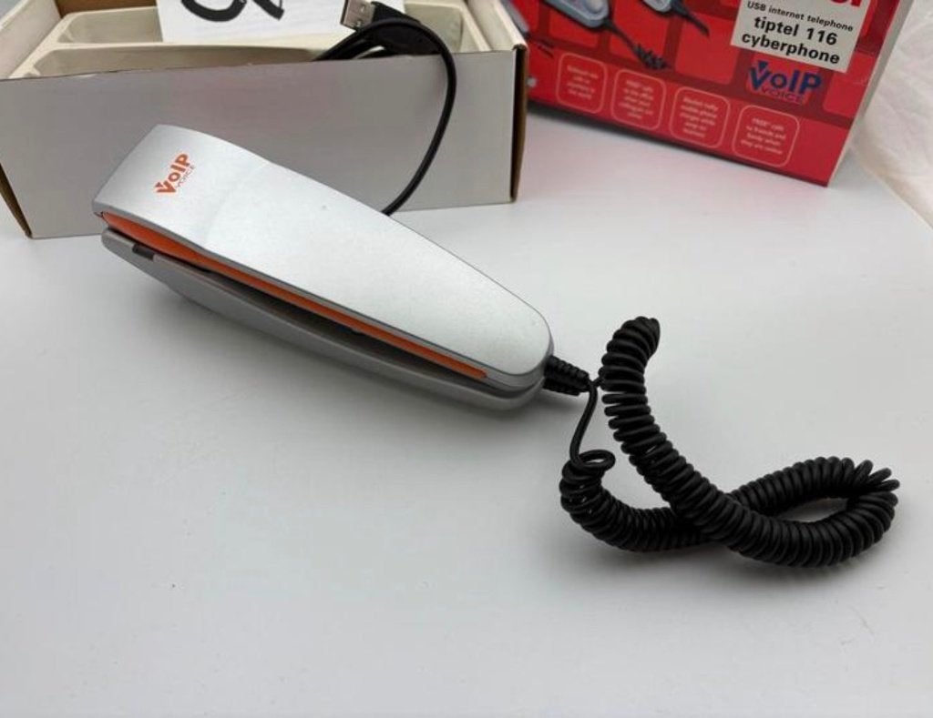 Tiptel 116 Cyberphone USB internet telefoon - Zgan, Ophalen of Verzenden, Zo goed als nieuw, Telefoon