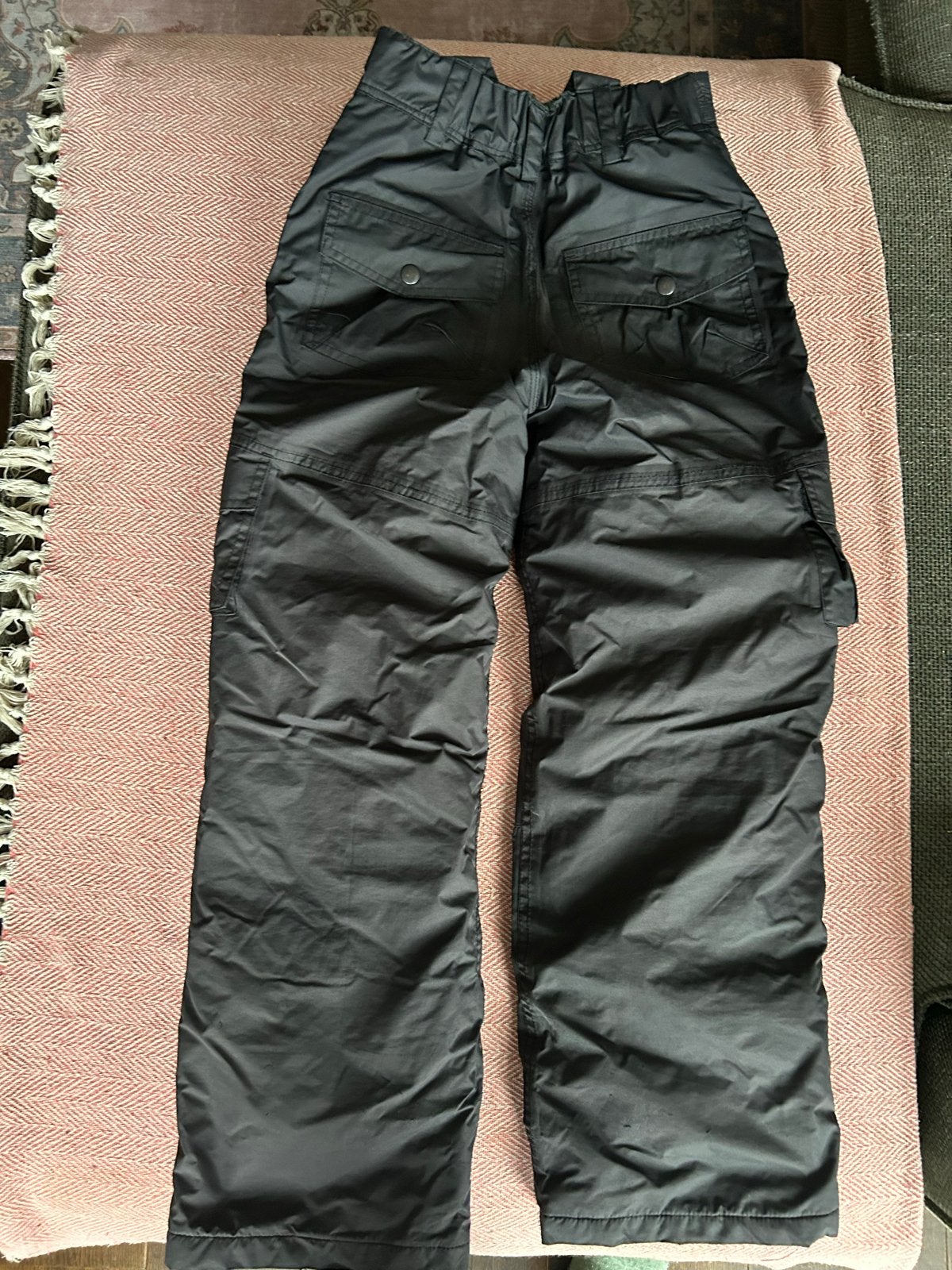Zwarte ski- of snowboardbroek, maat 152, Ophalen of Verzenden, Gedragen, Maat 34 (XS) of kleiner, Broek