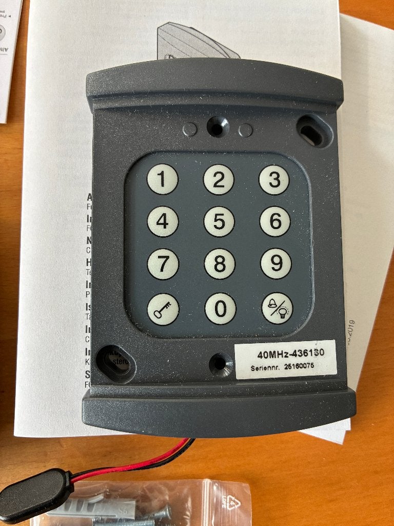 Hörmann Keypad FCT10-40 voor garagedeur, Kunststof, Verzenden, 120 cm of meer, 215 cm of meer