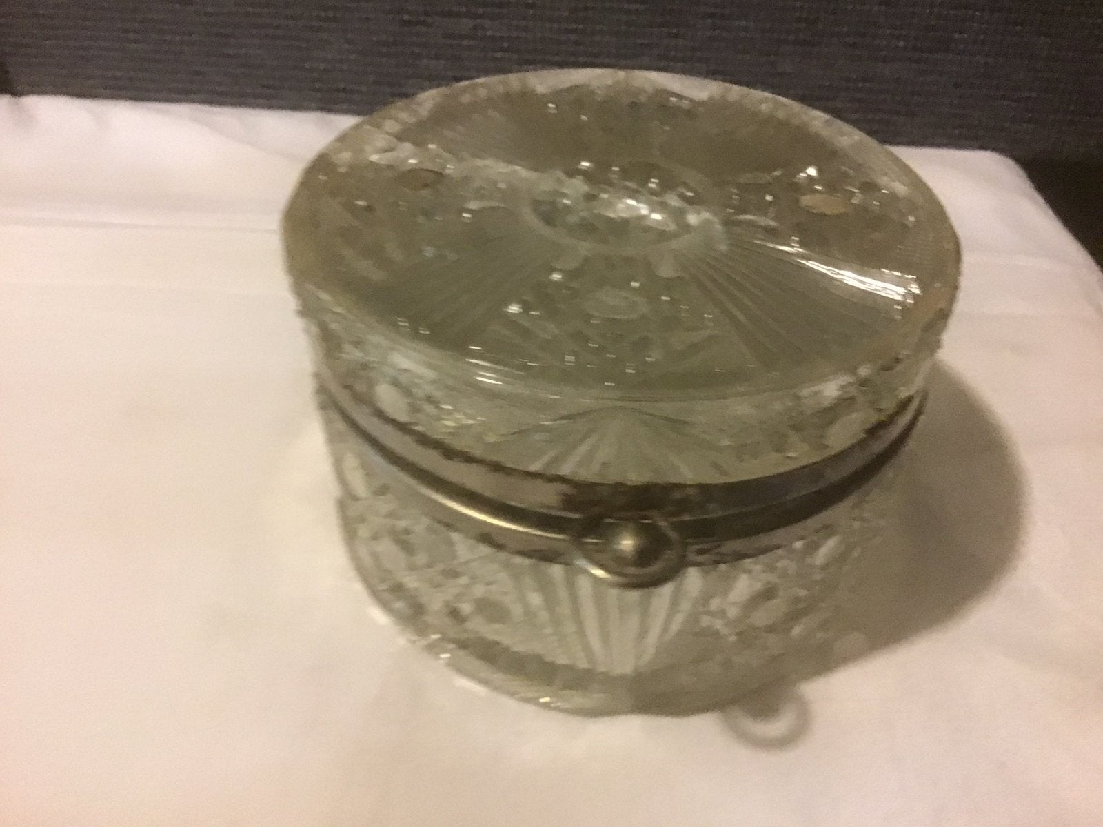 Antieke bonbonnière Baccarat, Ophalen of Verzenden