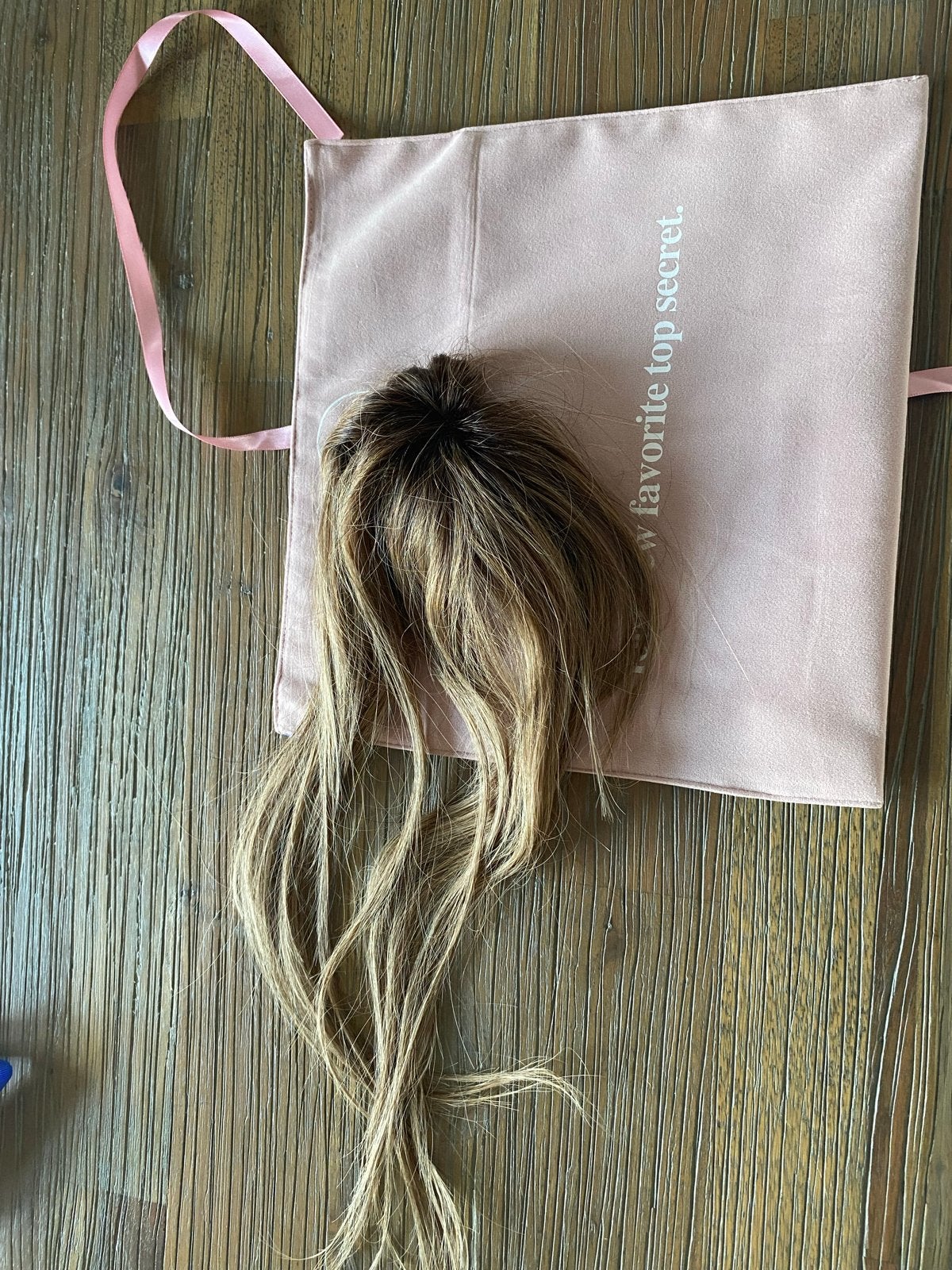Clip-In Curtain Bangs – Mini mono Haartopper, Ophalen of Verzenden, Nieuw, Pruik of Haarverlenging