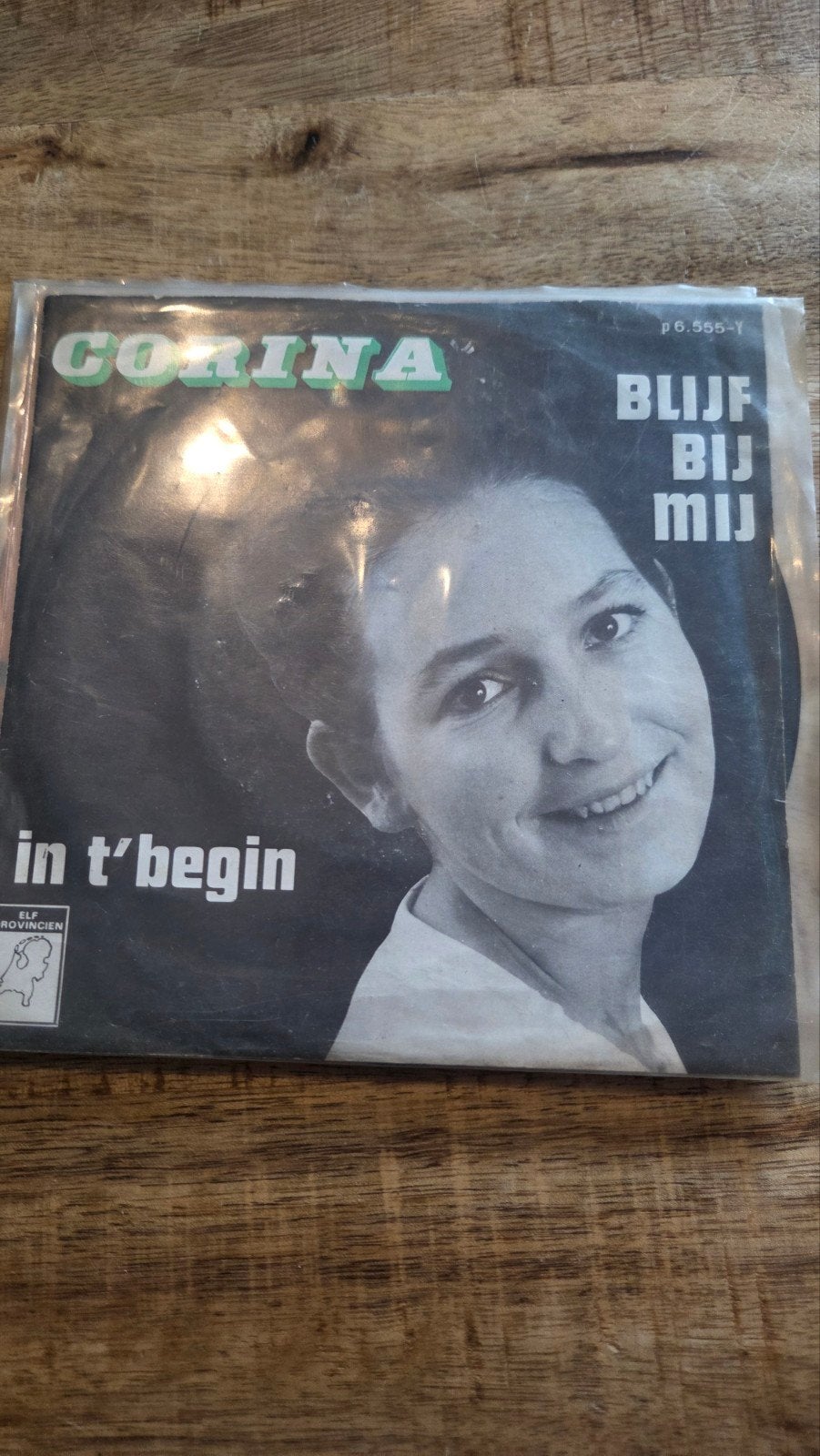 Corina - Blijf Bij Mij / In 't Begin (Vinyl Single), Gebruikt, 7 inch, Ophalen of Verzenden, EP