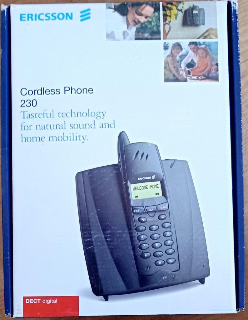 Ericsson Cordless Phone 230 DECT Telefoon - Nieuw in doos, Telecommunicatie, Vaste telefoons | Handsets en Draadloos, Ophalen of Verzenden