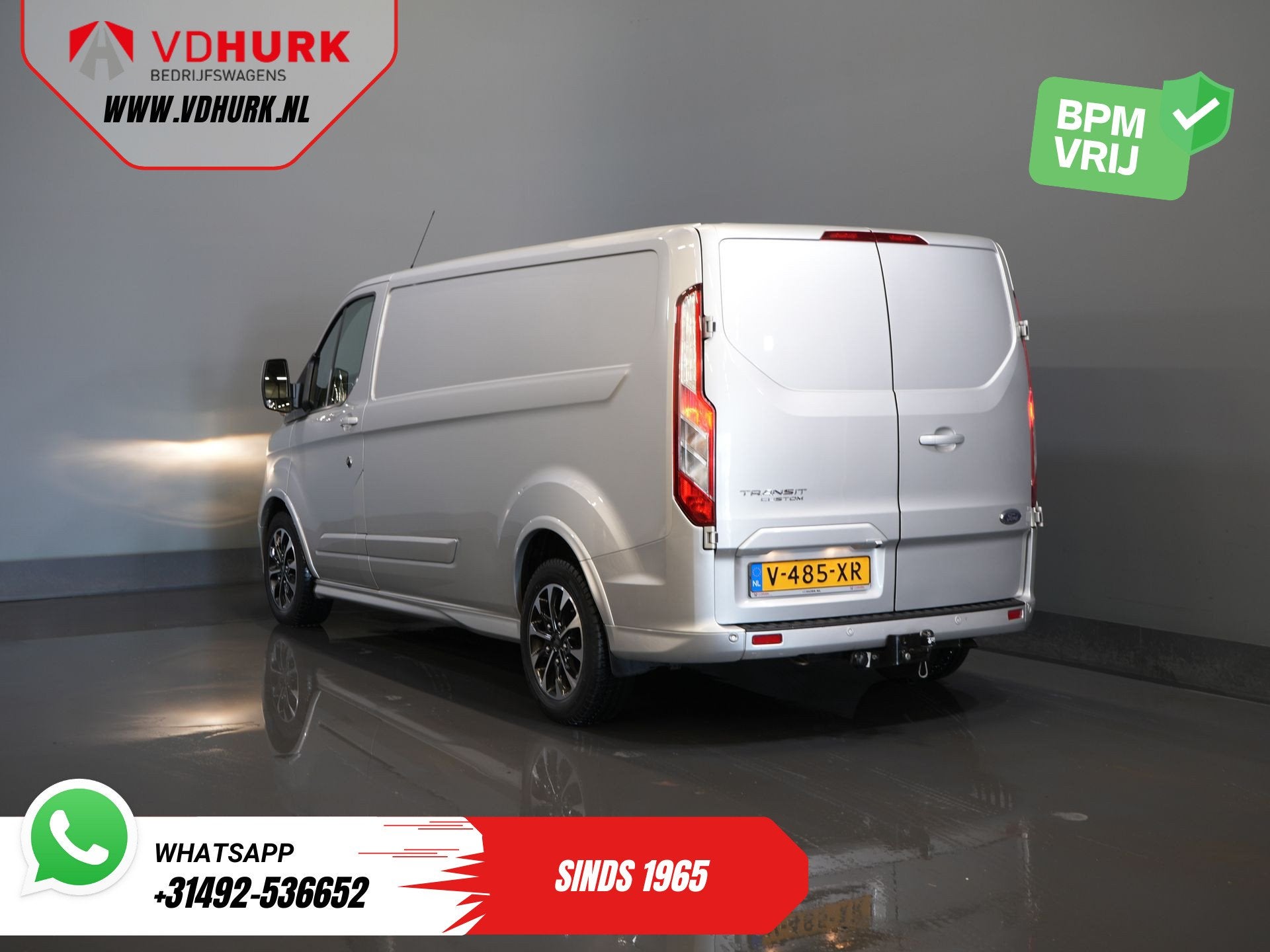 Ford Transit Custom Sport 2.0 TDCI Aut. 170 pk L2 DB-Riem VV, Gebruikt, Euro 6, 4 cilinders, 2159 kg