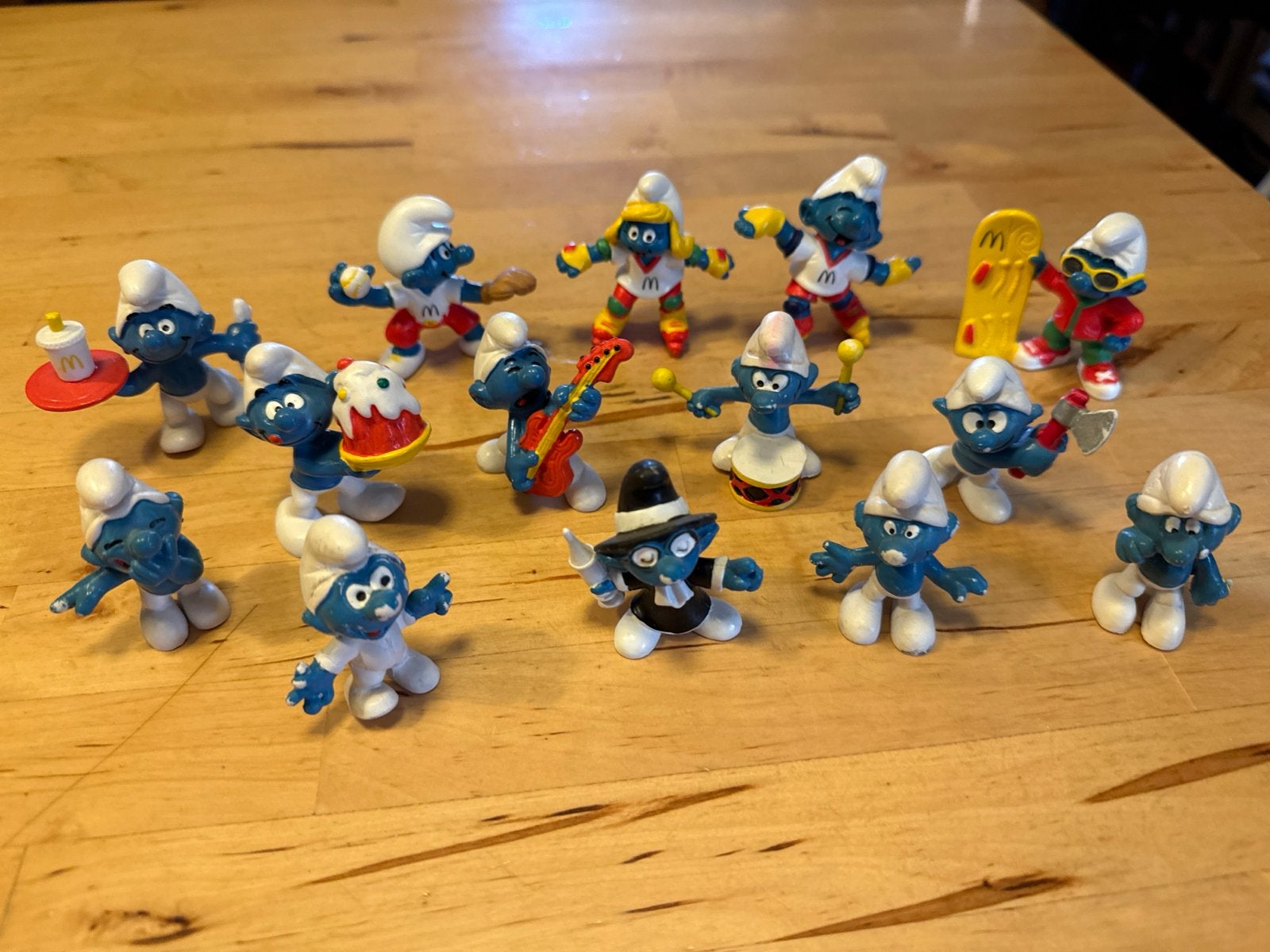 Smurfen McDonald's figuren collectie, Ophalen of Verzenden, Gebruikt, Verschillende Smurfen, Poppetje, Figuurtje of Knuffel