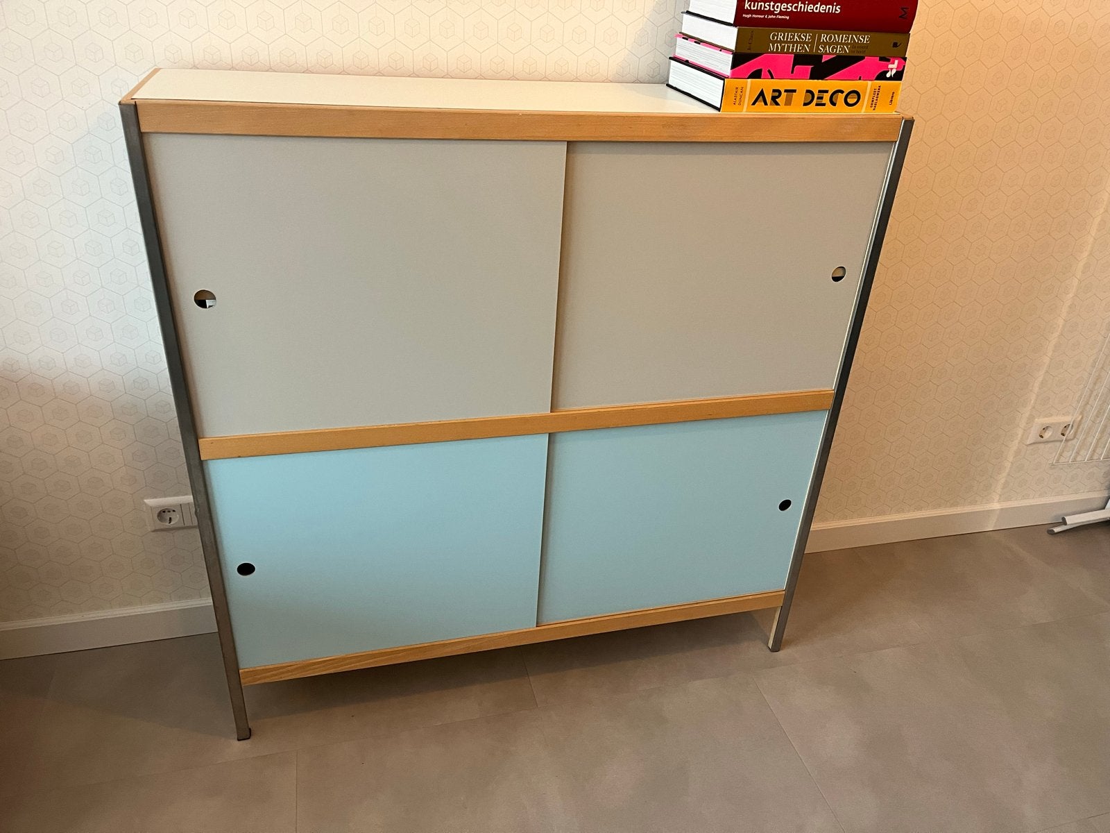 Kewlox kast met schuifdeuren - 120x120x31,5 cm, Huis en Inrichting, Kasten | Overige, Ophalen, Gebruikt
