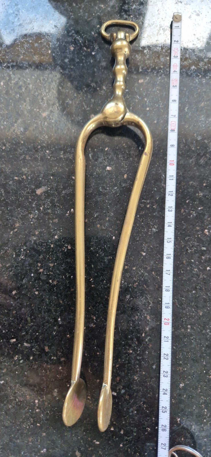 Antieke Messing Kolentang - Haardaccessoire, Ophalen of Verzenden