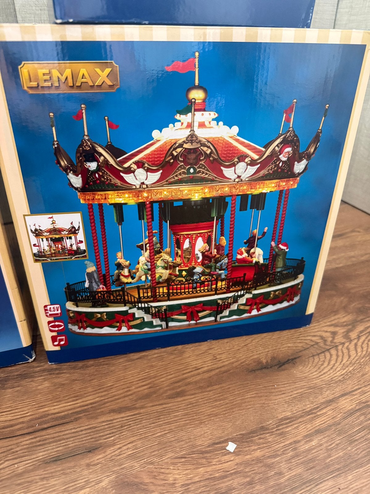 Lemax santa carousel bewegende draaimolen Carnival, Diversen, Ophalen of Verzenden, Zo goed als nieuw