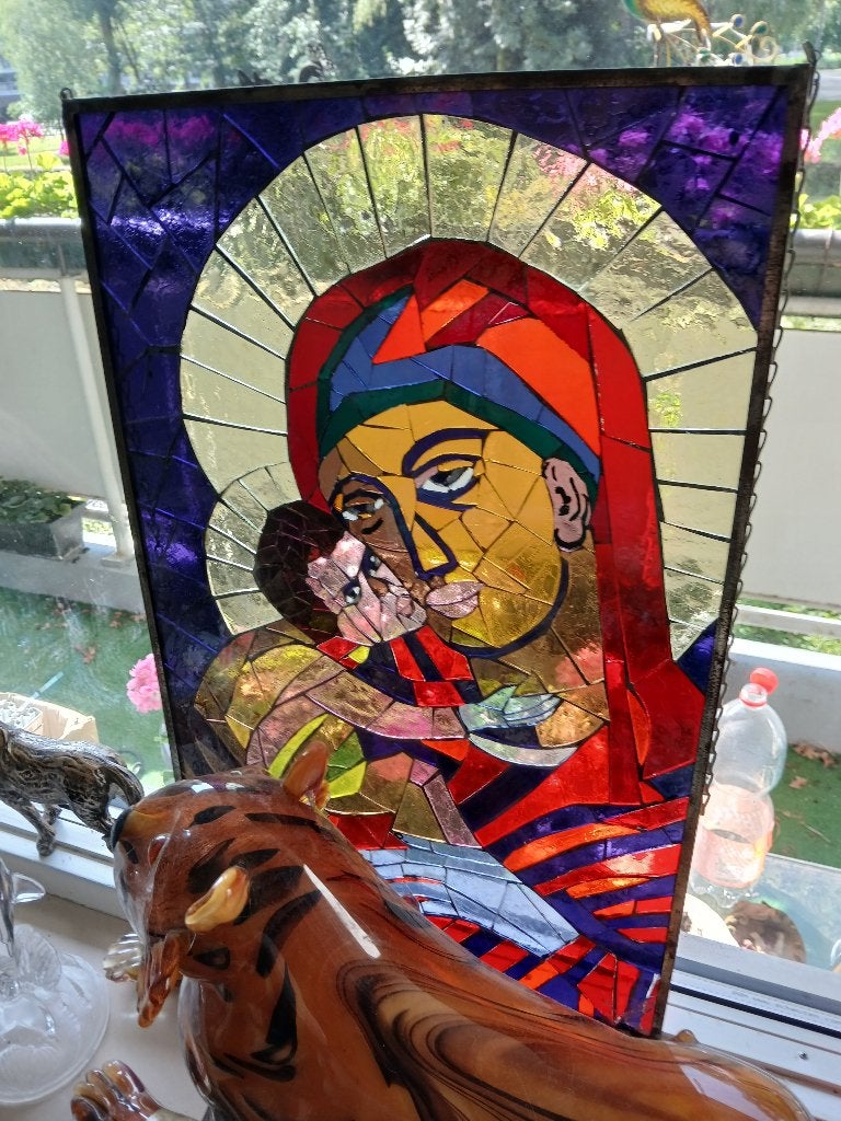 Religie glas in lood, Ophalen of Verzenden
