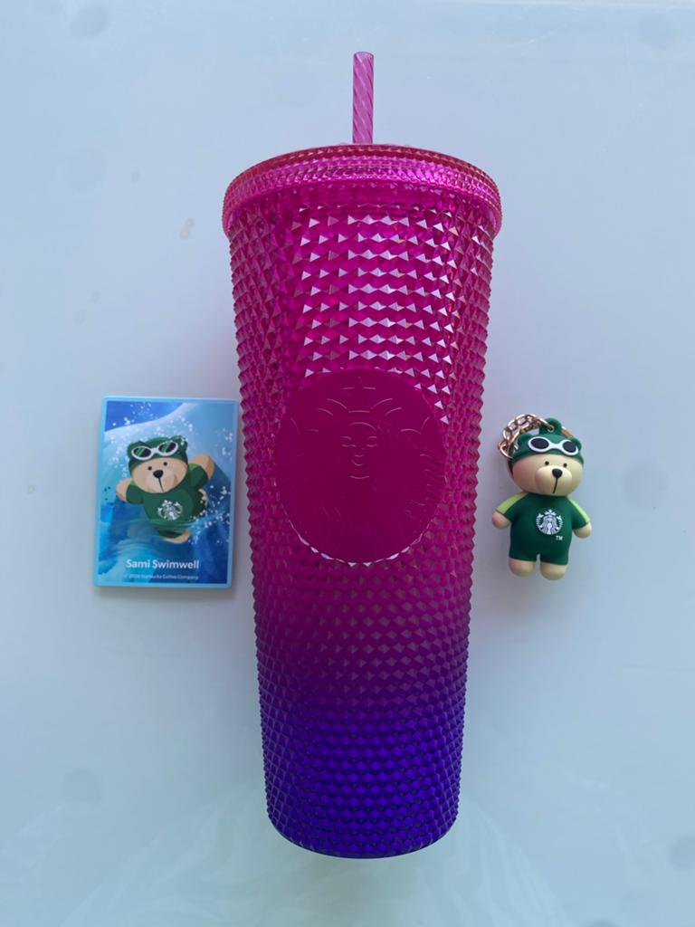 Starbucks roze/paarse tumbler en Bearista buddie, Ophalen of Verzenden, Nieuw