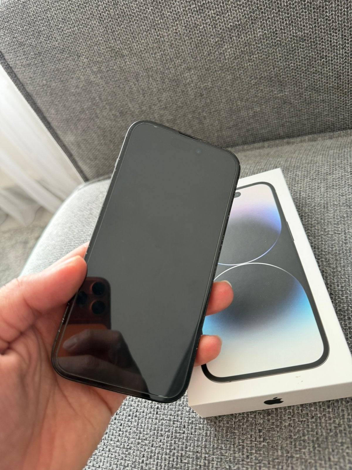 İPhone 14 Pro 128 GB Space Black, Ophalen, Zwart, Zo goed als nieuw, 128 GB