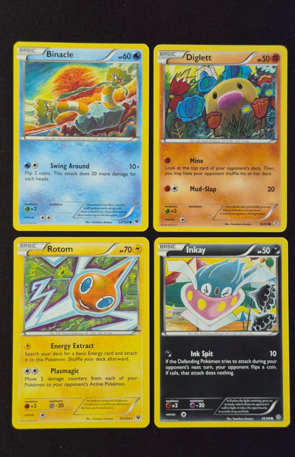 Tomokazu Komiya Mini Set – 4 Pokémon kaarten (NM), Verzenden, Zo goed als nieuw, Meerdere kaarten
