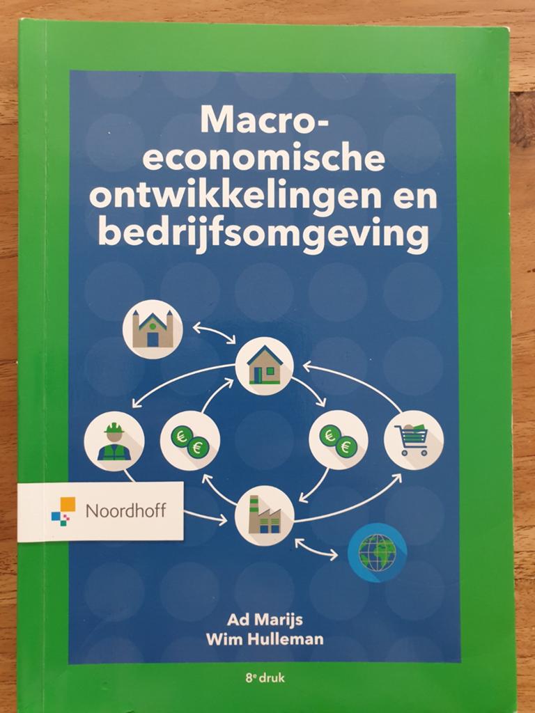 Macro-economische Ontwikkeling en Bedrijfsomgeving, Boeken, Studieboeken en Cursussen, Ophalen of Verzenden