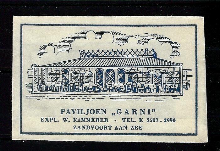 26 Zandvoort Paviljoen GARNI, Ophalen of Verzenden, Nederland