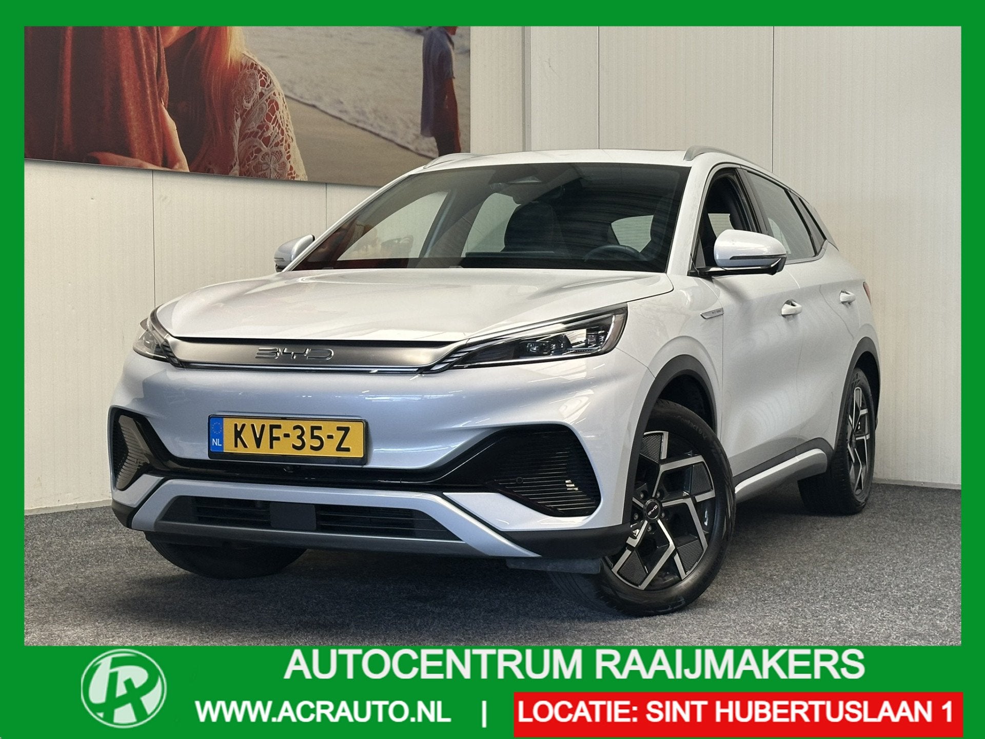 BYD ATTO 3 (SOH 91%) DESIGN 60 kWh WLTP 420 KM * 45 STUKS OP, Auto's, Dealer onderhouden, Gebruikt, Wit, 204 pk