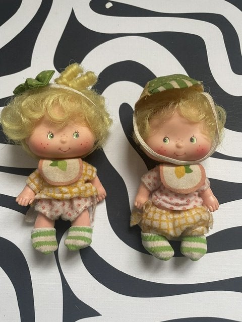 Strawberry Shortcake Lem & Ada setje van 2, Verzamelen, Ophalen of Verzenden, Zo goed als nieuw, Pop
