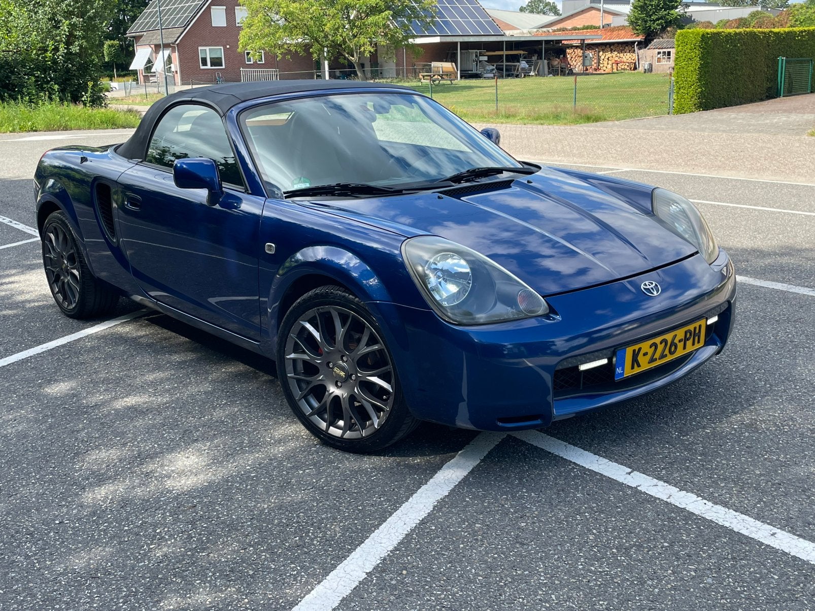 Toyota MR2 1.8 16V 2000 Blauw Airco, 4 cilinders, Cabriolet, Blauw, Handgeschakeld