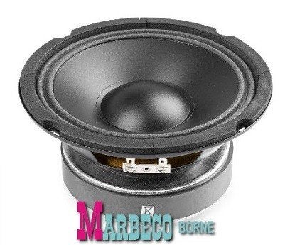 Basluidspreker, Chassis Basspeaker, P.P. 16cm, 100watt RMS