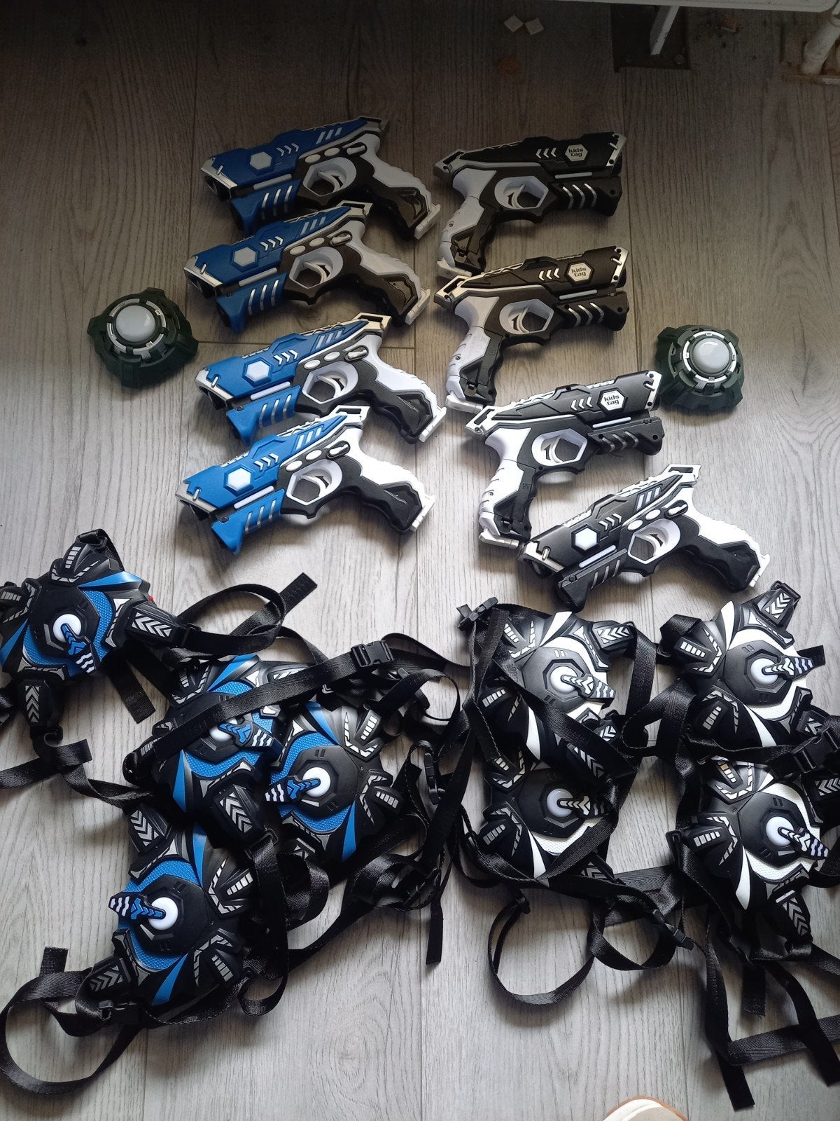 lasergame set voor 8 personen, Ophalen of Verzenden, Zo goed als nieuw, Jongen of Meisje