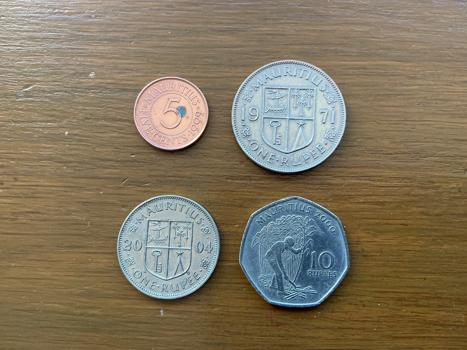 Munten Mauritius, Ophalen of Verzenden, Overige landen, Setje