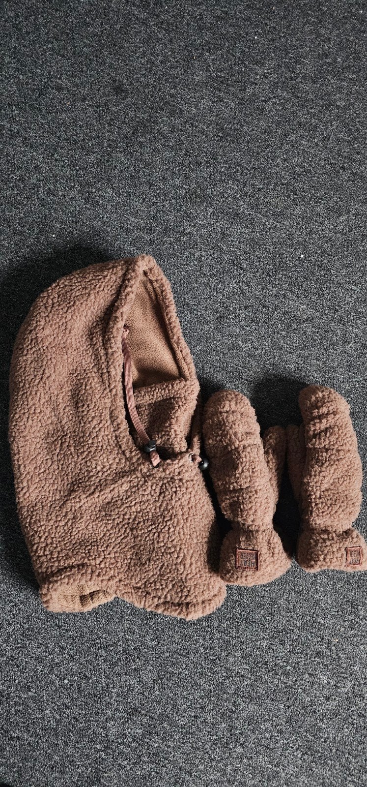 teddy muts met handschoenen  voor dames., Ophalen of Verzenden