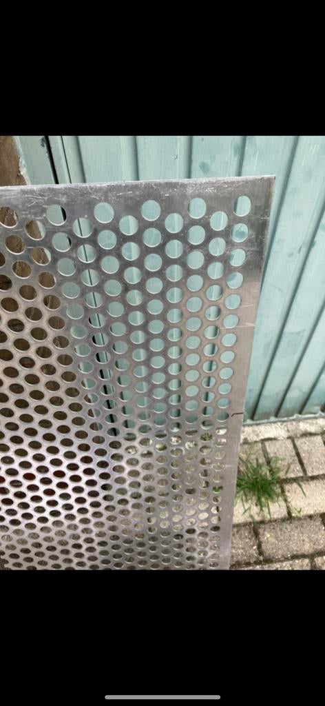 Alluminium geperforeerde plaat 2x, Ophalen, Nieuw