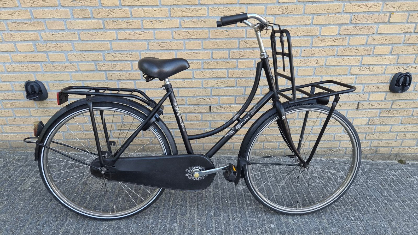 Batavus Old Dutch 26 inch Omafiets met voordrager, Ophalen, Gebruikt, Terugtraprem, Batavus